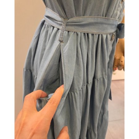 카라 청 캉캉 원피스