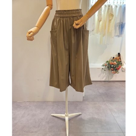 허리 밴딩 통 5부 바지