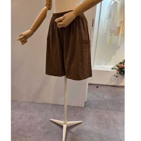 양포켓 밴딩 반바지