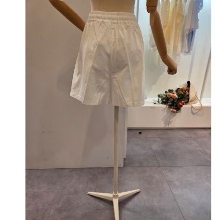 풀 밴딩 무지 반바지