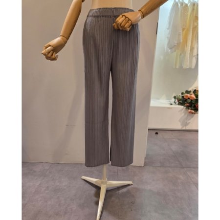 밴딩 플리츠 팬츠