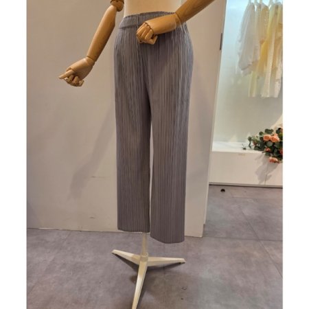 밴딩 플리츠 팬츠