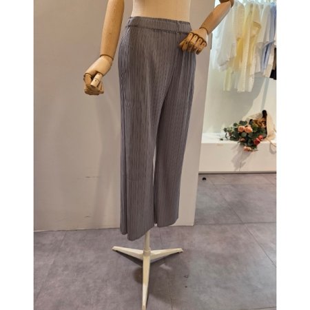 밴딩 플리츠 팬츠