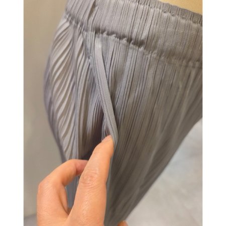 밴딩 플리츠 팬츠