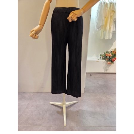 밴딩 플리츠 팬츠