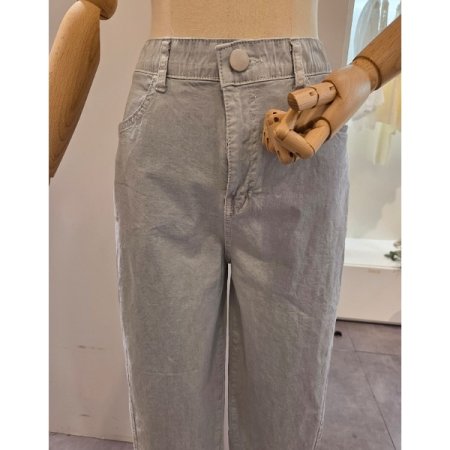 인 밴딩 배기 팬츠