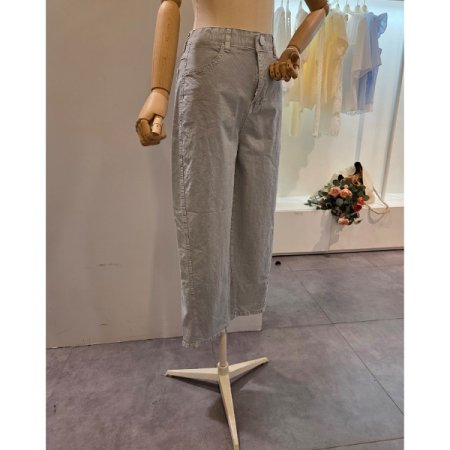 인 밴딩 배기 팬츠