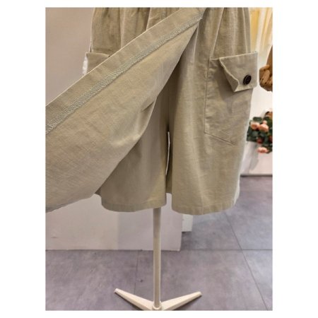 양포켓 밴딩 치마바지