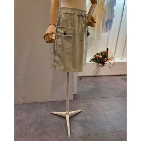 양포켓 밴딩 치마바지