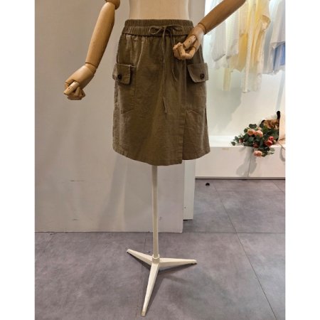 양포켓 밴딩 치마바지