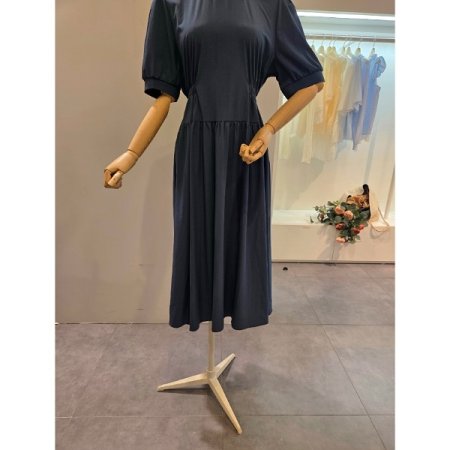 양 허리 포인트 원피스