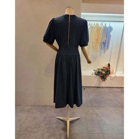 양 허리 포인트 원피스