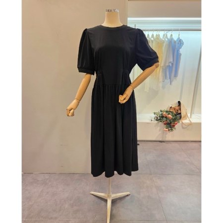 양 허리 포인트 원피스