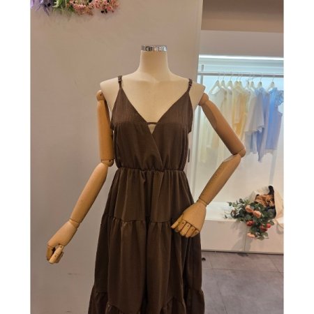 캉캉 롱 뷔스티에 원피스