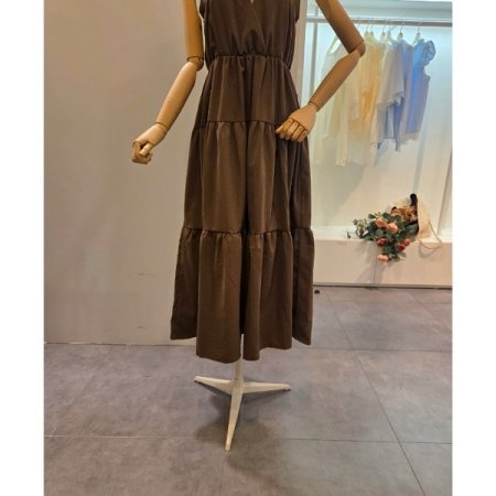 캉캉 롱 뷔스티에 원피스