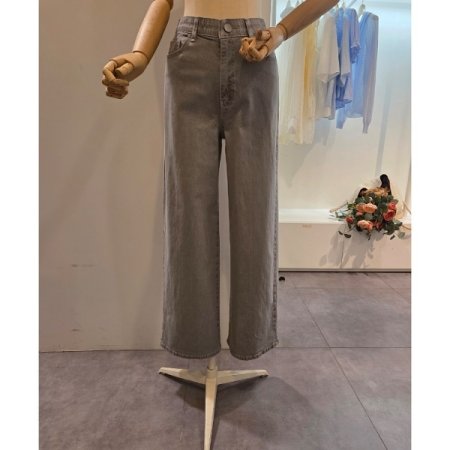 인밴딩 일자 팬츠