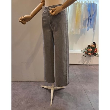 인밴딩 일자 팬츠