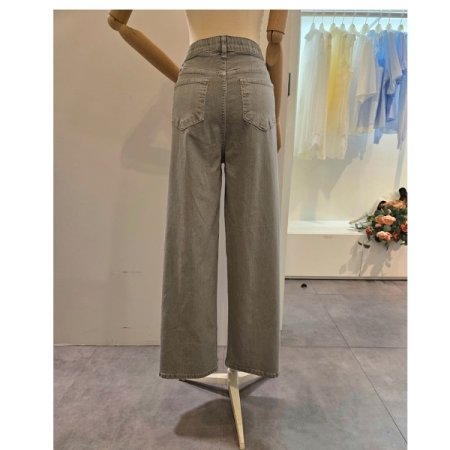 인밴딩 일자 팬츠