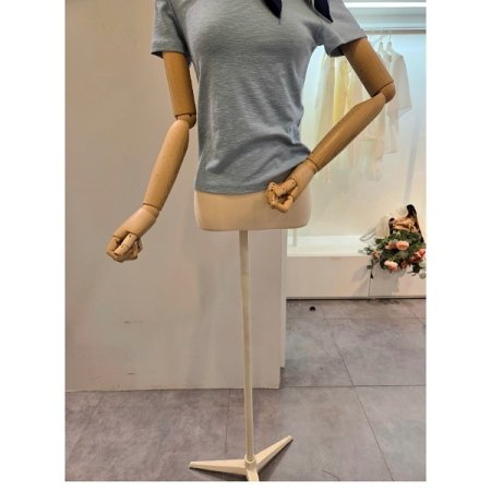 스카프 라운드 티셔츠 세트