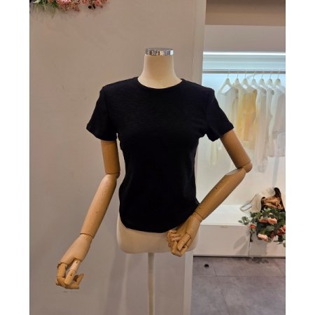 스카프 라운드 티셔츠 세트