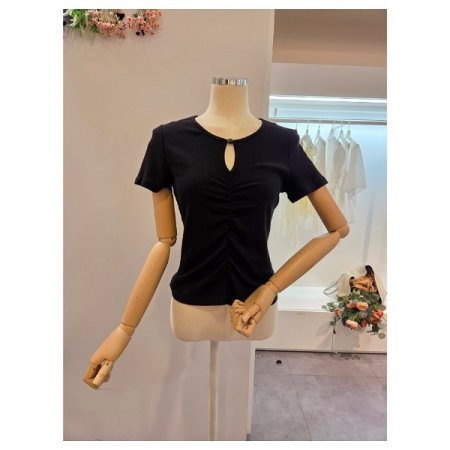 트임 셔링 포인트 티셔츠