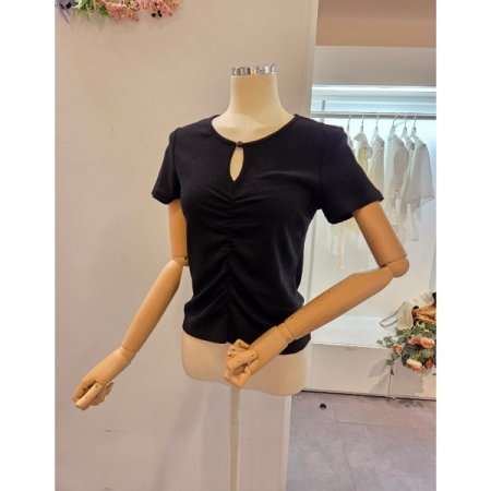 트임 셔링 포인트 티셔츠