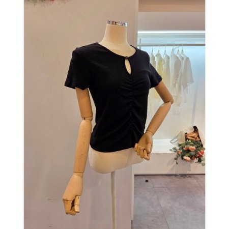 트임 셔링 포인트 티셔츠