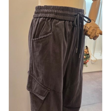 투웨이 핀턱 카고 팬츠