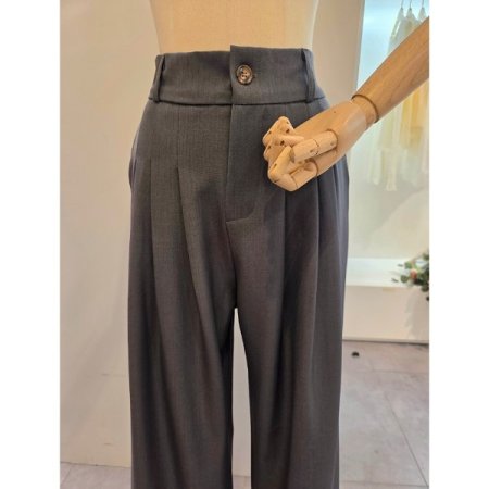 쓰리턱 와이드 슬랙스