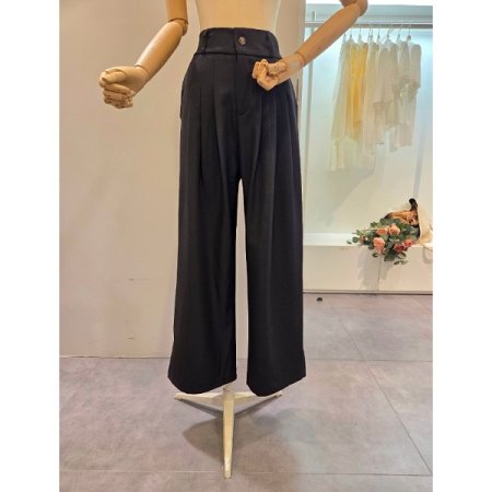 쓰리턱 와이드 슬랙스