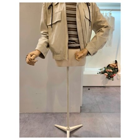 후드 집업 스웨이드 자켓