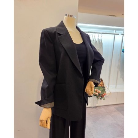 투버튼 카라 자켓