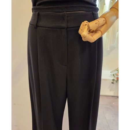 핀턱 비조 와이드 슬랙스