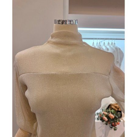 글리터 시스루 티셔츠