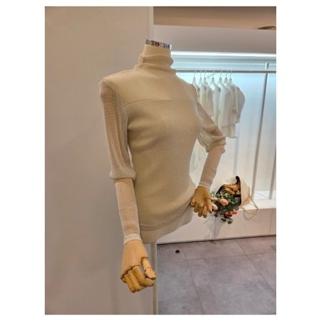 글리터 시스루 티셔츠