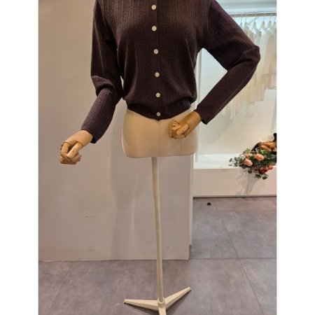 카라 긴팔 가디건