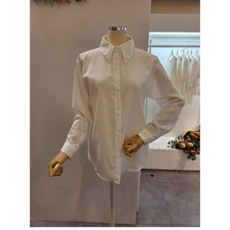 금장 니트 조끼 블라우스 세트