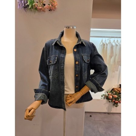 양포켓 워싱 청 남방