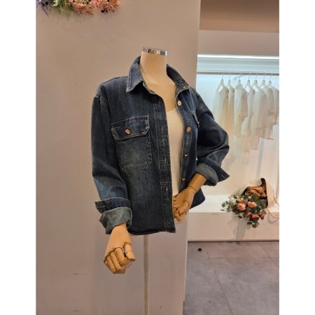 양포켓 워싱 청 남방