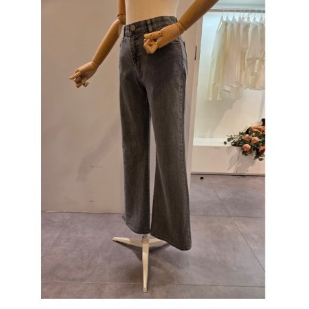 인밴딩 슬림 부츠컷 팬츠