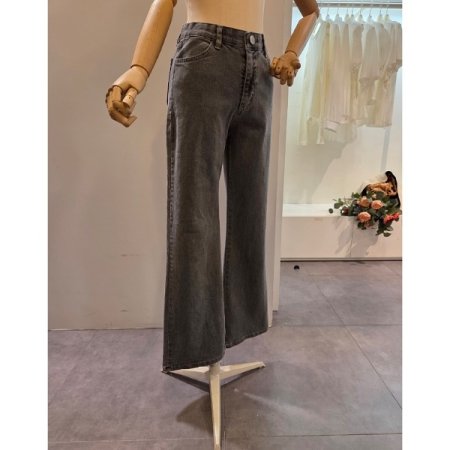 인밴딩 슬림 부츠컷 팬츠