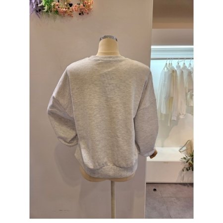 빅 레터링 오버핏 맨투맨티셔츠