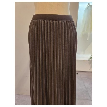 심플 밴딩 플리츠 스커트