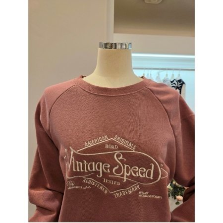 레터링 레글런 맨투맨 티셔츠