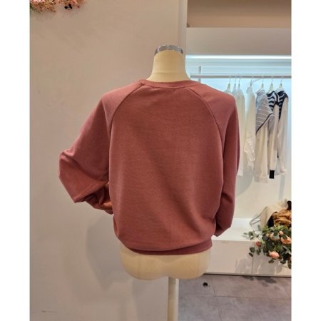 레터링 레글런 맨투맨 티셔츠