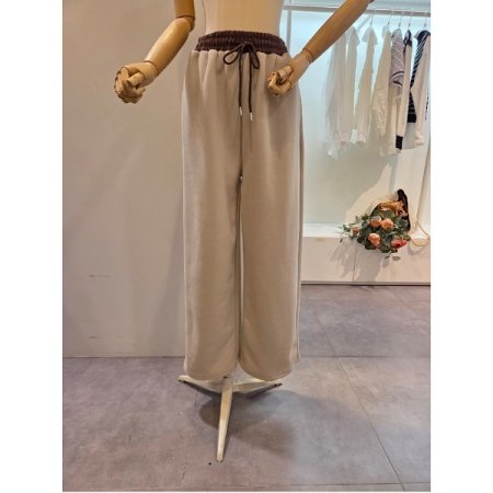 배색 밴딩 투웨이 팬츠