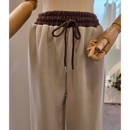 배색 밴딩 투웨이 팬츠