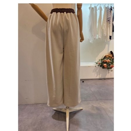 배색 밴딩 투웨이 팬츠