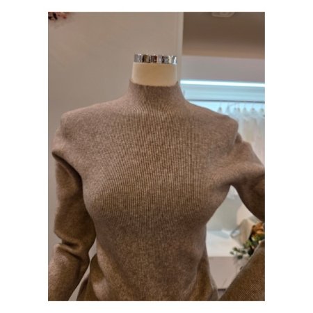 베이직 폴라 골지 니트