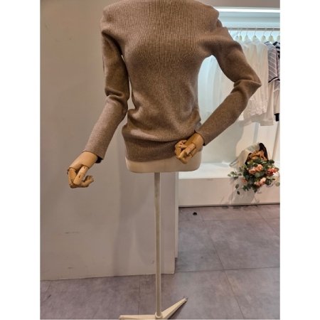 베이직 폴라 골지 니트